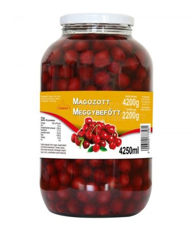Befőtt meggybefőtt magozott 4300g/2200g