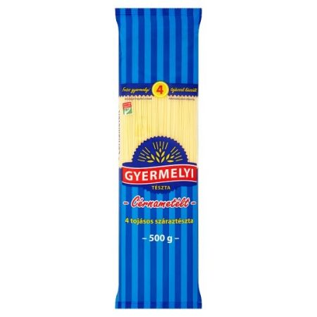 Tészta cérnametélt 4 toj. Gyermelyi 500g
