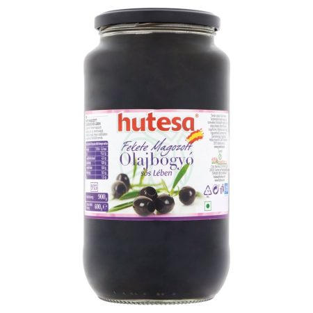 Oliva fekete egész magozott Hutesa 900g