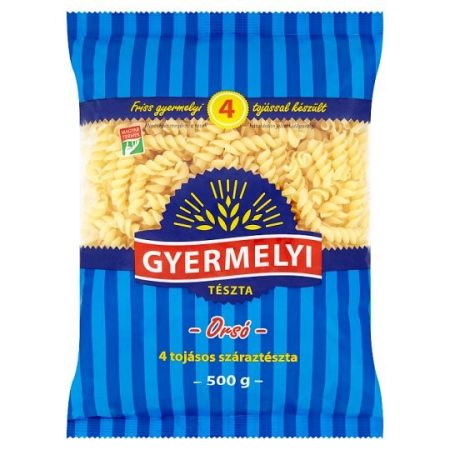 Tészta orsó 4 toj. Gyermelyi 500g