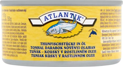 Tonhaldarabok olajban Atlantik 185g