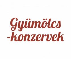 Gyümölcskonzervek